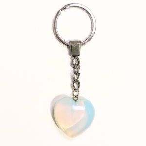Holdkő szív kulcstartó