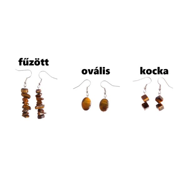 Tigrisszem szett (medál, karkötő, fülbevaló) - Image 8