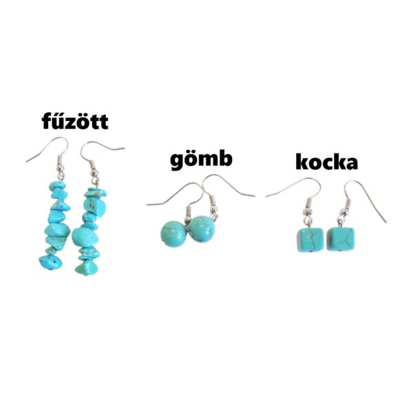 Türkiz szett (medál, karkötő, fülbevaló) - Image 8