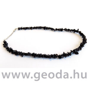 Ónix fűzött nyaklánc