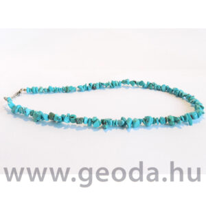 Türkiz fűzött nyaklánc